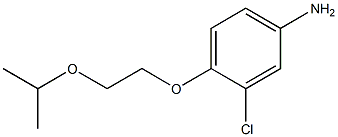 3-chloro-4-[2-(propan-2-yloxy)ethoxy]aniline Struktur