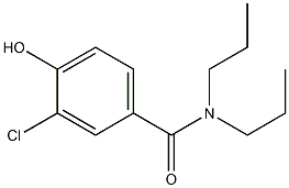 3-chloro-4-hydroxy-N,N-dipropylbenzamide Structure