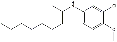 3-chloro-4-methoxy-N-(nonan-2-yl)aniline Structure