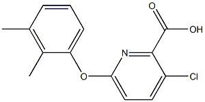  3-chloro-6-(2,3-dimethylphenoxy)pyridine-2-carboxylic acid