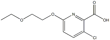  3-chloro-6-(2-ethoxyethoxy)pyridine-2-carboxylic acid