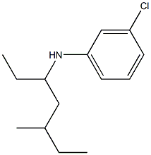 3-chloro-N-(5-methylheptan-3-yl)aniline Structure