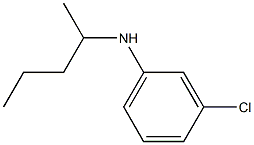 3-chloro-N-(pentan-2-yl)aniline Structure