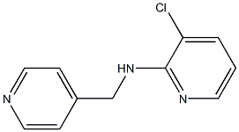 3-chloro-N-(pyridin-4-ylmethyl)pyridin-2-amine 化学構造式