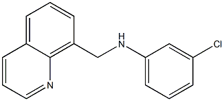 3-chloro-N-(quinolin-8-ylmethyl)aniline