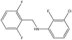 3-chloro-N-[(2,6-difluorophenyl)methyl]-2-fluoroaniline