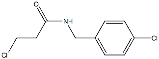 3-chloro-N-[(4-chlorophenyl)methyl]propanamide