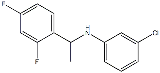 3-chloro-N-[1-(2,4-difluorophenyl)ethyl]aniline|