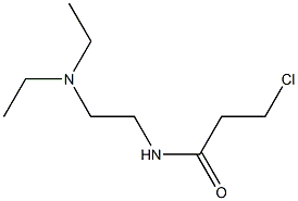 3-chloro-N-[2-(diethylamino)ethyl]propanamide Struktur