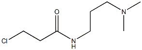 3-chloro-N-[3-(dimethylamino)propyl]propanamide,,结构式