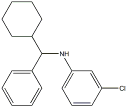 3-chloro-N-[cyclohexyl(phenyl)methyl]aniline