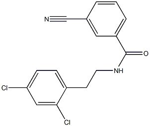 3-cyano-N-[2-(2,4-dichlorophenyl)ethyl]benzamide|