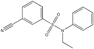 3-cyano-N-ethyl-N-phenylbenzenesulfonamide