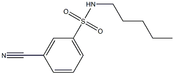 3-cyano-N-pentylbenzenesulfonamide|