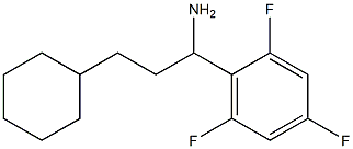 3-cyclohexyl-1-(2,4,6-trifluorophenyl)propan-1-amine,,结构式