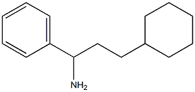 3-cyclohexyl-1-phenylpropan-1-amine Struktur