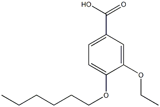3-ethoxy-4-(hexyloxy)benzoic acid Structure