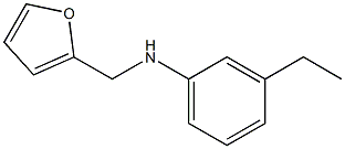 3-ethyl-N-(furan-2-ylmethyl)aniline Structure