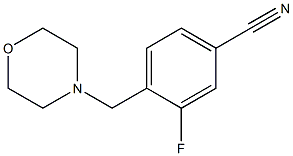  3-fluoro-4-(morpholin-4-ylmethyl)benzonitrile