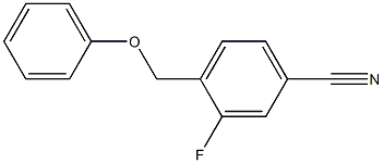 3-fluoro-4-(phenoxymethyl)benzonitrile Structure