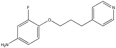 3-fluoro-4-[3-(pyridin-4-yl)propoxy]aniline