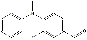 3-fluoro-4-[methyl(phenyl)amino]benzaldehyde 结构式
