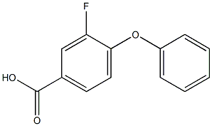 3-fluoro-4-phenoxybenzoic acid,,结构式