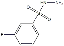 3-fluorobenzene-1-sulfonohydrazide,,结构式