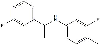 3-fluoro-N-[1-(3-fluorophenyl)ethyl]-4-methylaniline|