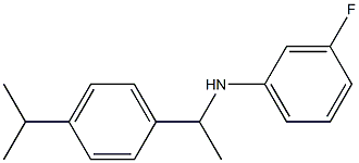 3-fluoro-N-{1-[4-(propan-2-yl)phenyl]ethyl}aniline