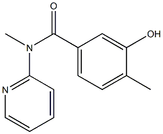 3-hydroxy-N,4-dimethyl-N-(pyridin-2-yl)benzamide Structure