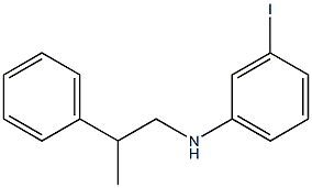 3-iodo-N-(2-phenylpropyl)aniline,,结构式