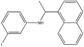 3-iodo-N-[1-(naphthalen-1-yl)ethyl]aniline Structure