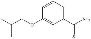 3-isobutoxybenzenecarbothioamide Structure