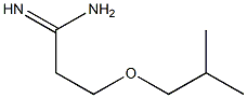 3-isobutoxypropanimidamide 结构式