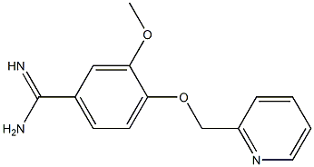  3-methoxy-4-(pyridin-2-ylmethoxy)benzenecarboximidamide