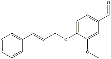 3-methoxy-4-[(3-phenylprop-2-en-1-yl)oxy]benzaldehyde