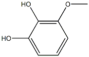 3-methoxybenzene-1,2-diol 化学構造式