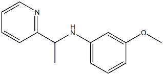  3-methoxy-N-[1-(pyridin-2-yl)ethyl]aniline