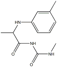 3-methyl-1-{2-[(3-methylphenyl)amino]propanoyl}urea