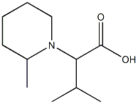 3-methyl-2-(2-methylpiperidin-1-yl)butanoic acid Structure