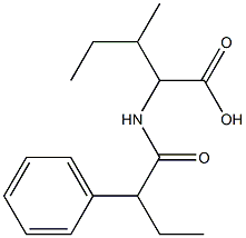 3-methyl-2-(2-phenylbutanamido)pentanoic acid