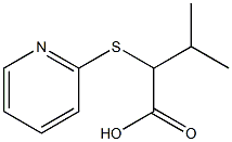 3-methyl-2-(pyridin-2-ylsulfanyl)butanoic acid Structure