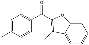 3-methyl-2-[(4-methylphenyl)carbonyl]-1-benzofuran|