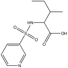 3-methyl-2-[(pyridin-3-ylsulfonyl)amino]pentanoic acid|