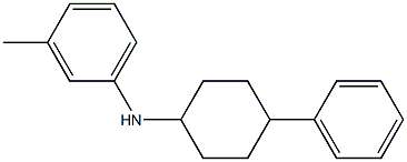 3-methyl-N-(4-phenylcyclohexyl)aniline,,结构式