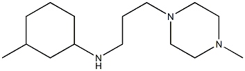 3-methyl-N-[3-(4-methylpiperazin-1-yl)propyl]cyclohexan-1-amine