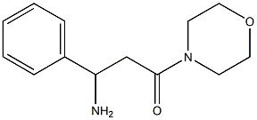 3-morpholin-4-yl-3-oxo-1-phenylpropan-1-amine