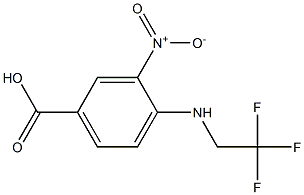 3-nitro-4-[(2,2,2-trifluoroethyl)amino]benzoic acid Structure