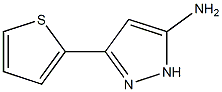 3-thien-2-yl-1H-pyrazol-5-amine Struktur